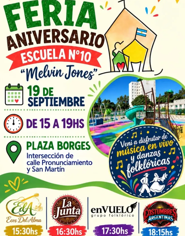 La Escuela Melvin Jones tendrá una feria aniversario