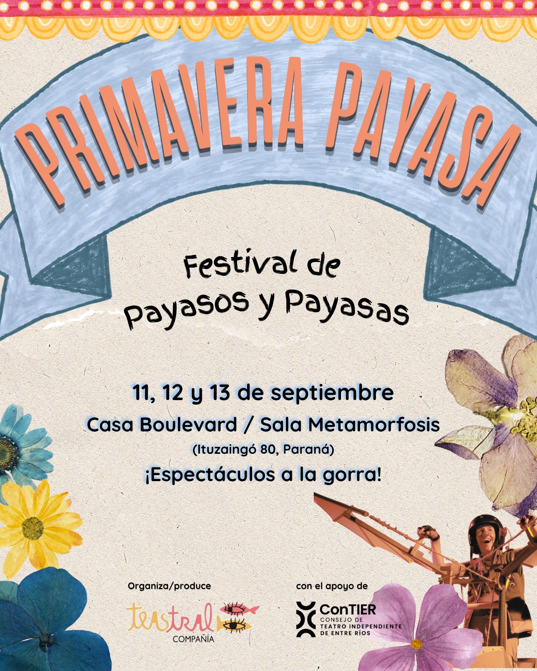 Icaria, una payasa tragicómica