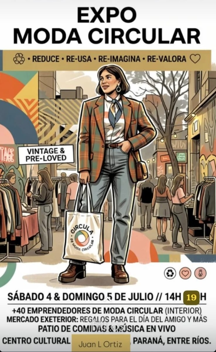 Nueva edición de la Expo Moda Circular en Paraná