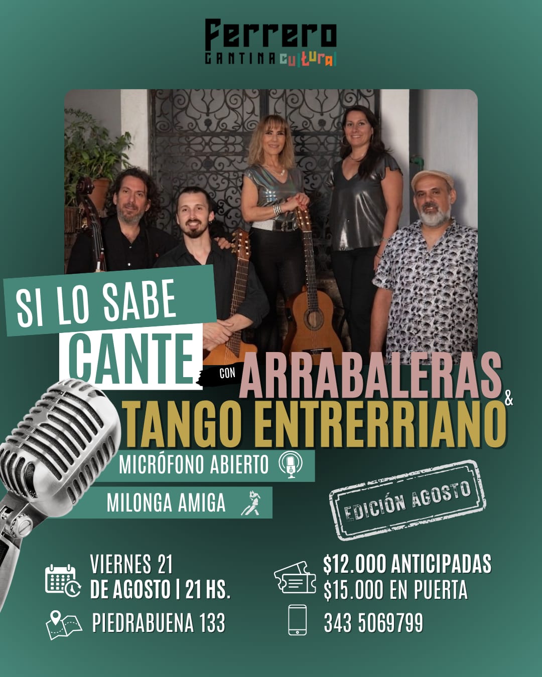 Tributo a Roberto Galán  “SI LO SABE, CANTE TANGO"