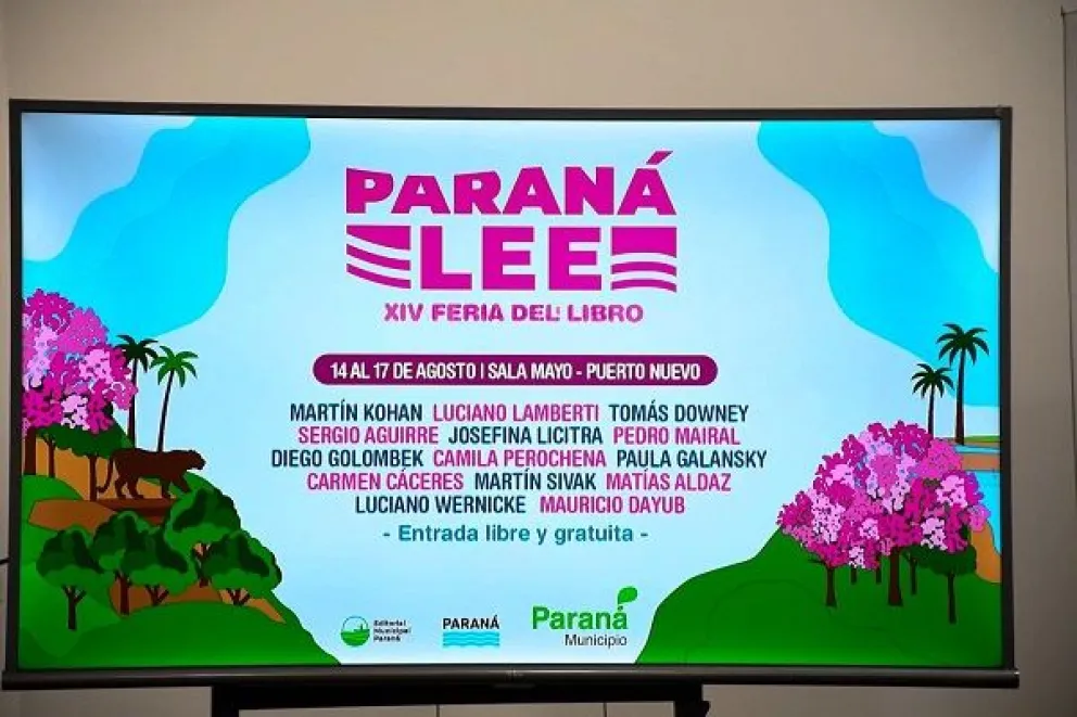 Se viene la XIV edición de la Feria del Libro Paraná Lee