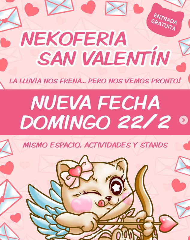 ¡El amor llega a Paraná! NekoYume celebra una edición especial para enamorados en Casa Encendida