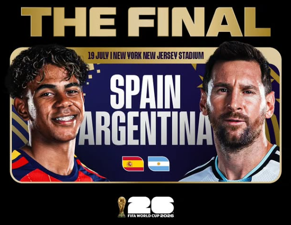 Histórica final del Mundial 2026: Argentina y España definen el título con un mega show de medio tiempo