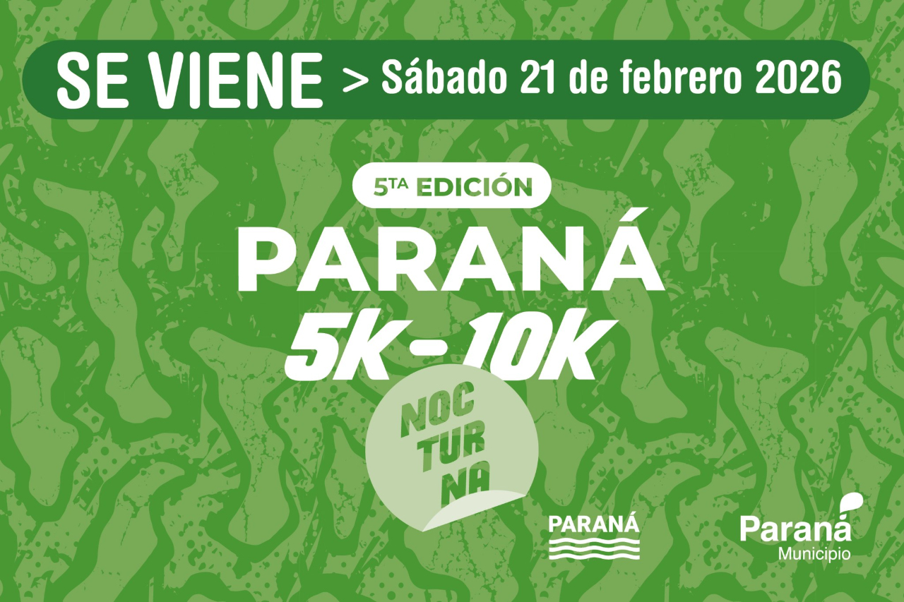 Se habilitaron nuevos cupos para la Carrera Nocturna Ciudad de Paraná