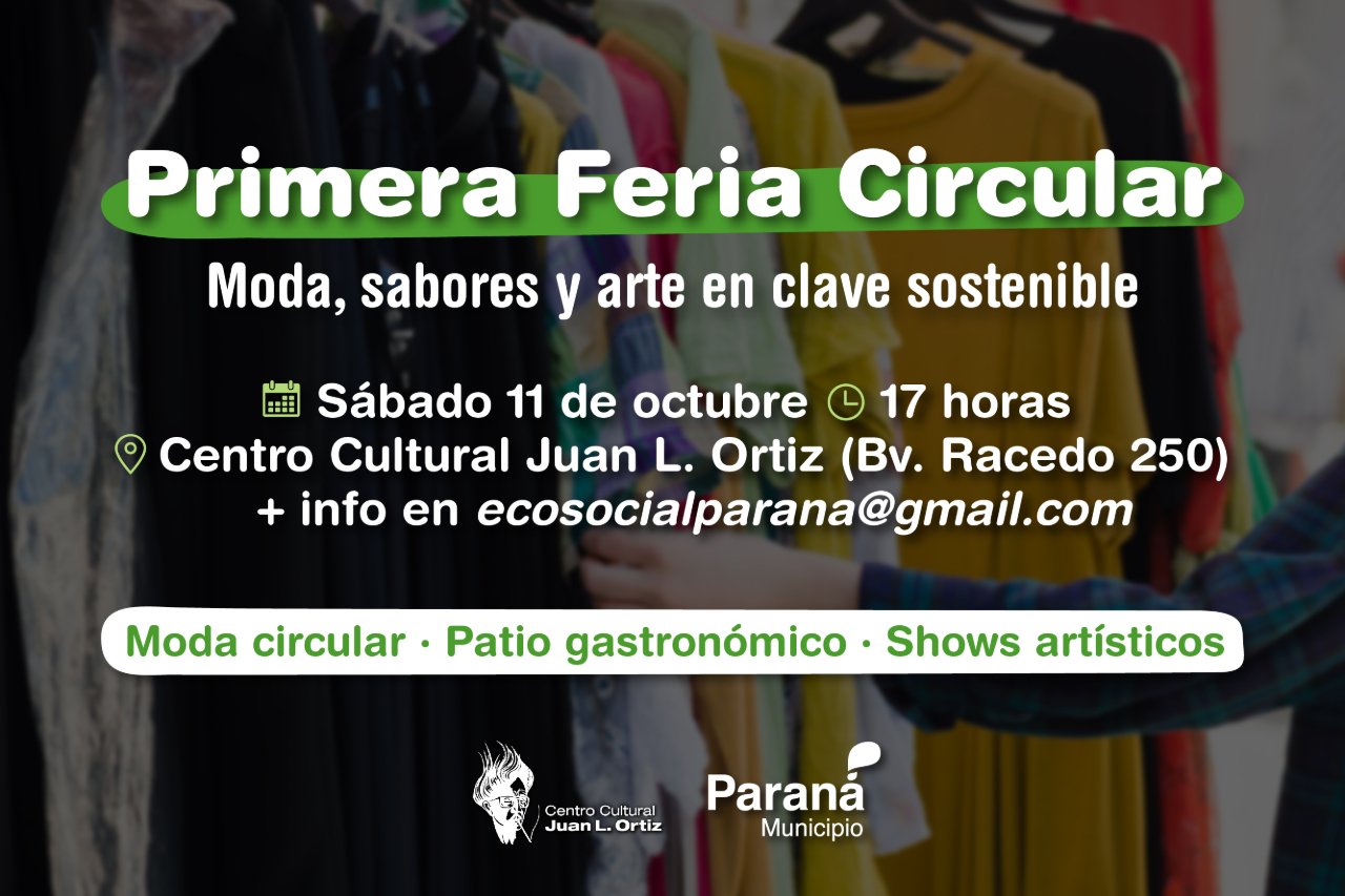 Primera Feria Circular: moda, sabores y arte en clave sostenible