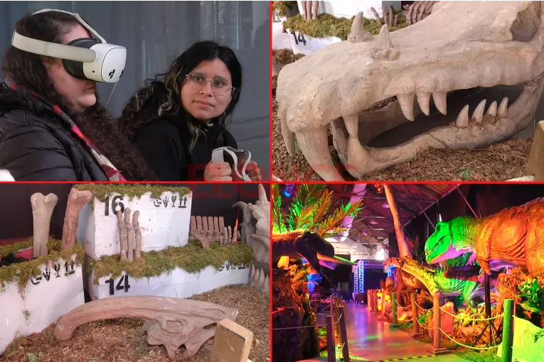 La experiencia inmersiva "Dinosaurios y el Mundo Jurásico" abrió sus puertas en Sala Mayo