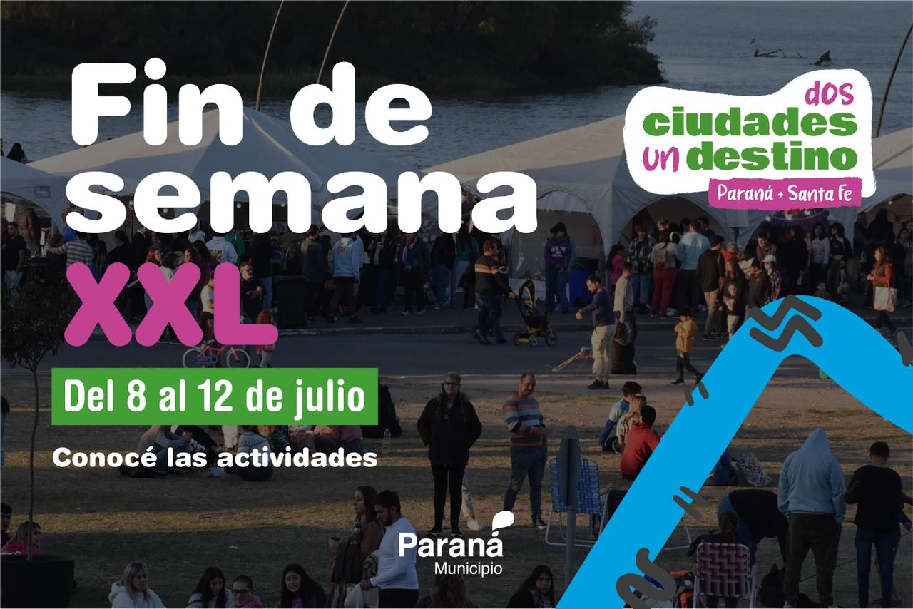 Paraná celebra el fin de semana largo con una amplia agenda de actividades para toda la familia